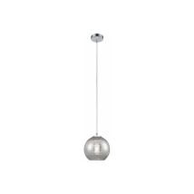 Suspension Reality Jaron Chrome Verre Ø20 E27 40w