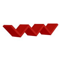 Sanitec Wandregal Saetta – 56 x 15,5 x 11 cm – 100% Made in Italy – MDF – Max. Belastung 10 kg – Modernes Design – Vielseitig einsetzbar