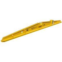 Stabila – Nivel de burbuja 81S – 100 cm – Aluminio fundido a presión – Pintura epoxi amarilla – Tolerancia ± 0,5 mm/m