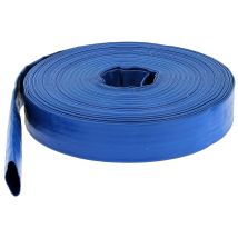 Huggy Tuyaux - Manguera Plana De Suministro Ø 32 Mm (1 1/4'') Azul - Longitud 10 Metros