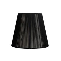 Paralume Conico Hilo Indira Con Clip Nera, 14x8x9,5 Cm