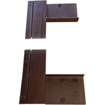 Juntas SK300 negras para puertas y ventanas – Set de 50 unidades – Altura 12-19 mm – Ancho 3 mm