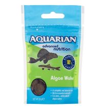 Aquarian – Algae Wafer for Herbivorous Fish – 85g – Resealable Foil Pouch