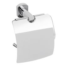 Cube Way Wandtoilettenpapierhalter Aus Messing Mit Deckel, Chrom (spi25) - Optima