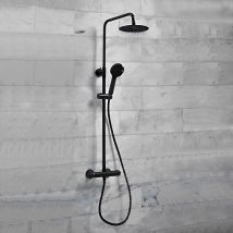 Orbit - Noire Middleton Thermostatic Bar Shower Mixer With Shower Kit And Fixed Head - Matt Black