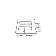 Resistencia Horno Zanussi 800+1700w 220v 3570337018