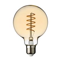 Lámpara E27 G95 4w 230v 2200°k Dorada