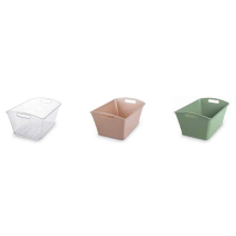 Cesta para todo 40x30x37 cm – Diseño apilable – 2 asas laterales – Ideal para cargas pesadas