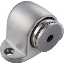 Leisei - Bodenmontierter Magnetischer Türstopper Aus Gebürstetem Metall