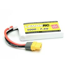 Lemonrc - Modellbau-akkupack (lipo) 7.4 V 1000 Mah Zellen-zahl: 2 35 C Softcase Xt60
