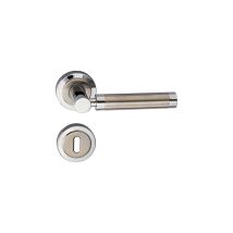 Pomo de puerta WC Fulham – Acabado cromado – Roseta redonda – Sistema de bloqueo rápido – Para puertas interiores
