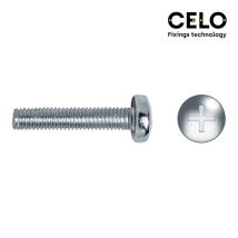 Scatola 250 Pezzi Vite Metrica Alom. Philips Din/ref 7985 6x10 Zinco. Cello