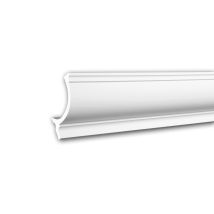 Profhome Decor - Cornice Moulding 150261f Profhome Crown Moulding Flexible Moulding Decorative Moulding Contemporary Design White 2 M
