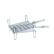 Parrilla doble zincada 25x25 cm – Acero inoxidable – 878 gramos – Cocción clásica – SONECOL