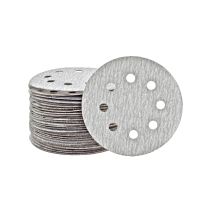 Miotools Shark Disques Abrasifs Auto-agrippants, 115 Mm, 8 Trous, P. Ponceuses Excentriques, Corindon Normal (lot De 50) G320