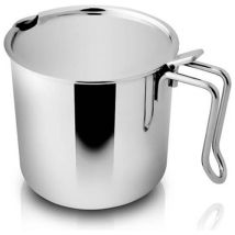 Bricco in Acciaio Inox 9 cm – Perfetto per Latte, Caffè, Tè – Adatto per Piani ad Induzione – IPAC