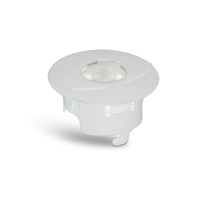 Ripetitore ottico LED con luce rossa fissa – Ø 34mm x H 22mm – 11mA – ELMO