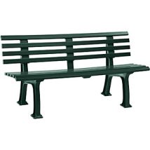 Blome - Kaiserkraft Panchina Per Parco In Plastica Con 9 Doghe