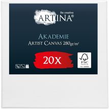 Toile Sur Châssis Académie, 20x30cm, Lot De 20