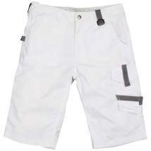 Excess Professional Workwear - Excess Bermuda Champ Gr. 56 Weiß/grau