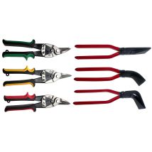 Set Di Pinze A Pinza Per Piegatura + Forbici Per Lamiera (sinistra - Destra - Dritta) Per Il Taglio E La Piegatura Di Lamiere - Pinza Piegatrice 