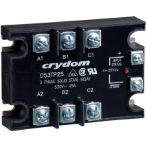Crydom A53tp25d Relé Negro 25 A 530 V Ac Compacto