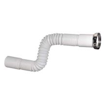 Canotto Pp Flessibile + Ghiera - Bianco Mm 32x1 Cm 30/80- 10 Pezzi
