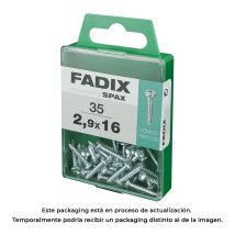 Fadix - Selbstschneidende Schraube, Cr, Zink, 29 X 16 Mm, Karton Mit 35 Stück. 85761