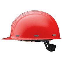 Schutzhelm BOP Rot 53-61 cm – Glasfaser-Polyester – EN 397 – 405 g – Ergonomisch geformt – Chemische Industrie