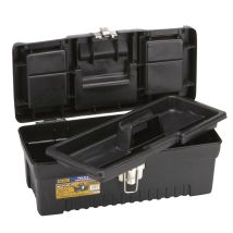 Aufbewahrungsbox – 606x310x300mm – schwarz/rot – zur Organisation von Werkzeugen und Materialien