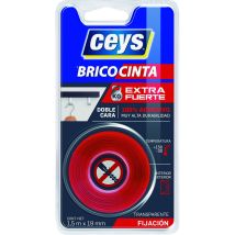 Nastro biadesivo trasparente 1,5m – Ceys – 414507619