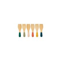 Set De 6 Espátulas De Silicona Multicolor - Pebbly
