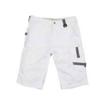 Excess Professional Workwear - Short Campo, Talla 56, Blanco/gris