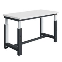 Werkbank Für Die Werkstatt, Höhenverstellbar - Hochfeste Platte 1800x750x730/1130mm - Blau Ral5015 - W010010830-bi
