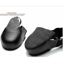 Cubrezapatos De Seguridad Unisex Con Puntera De Acero, Antifricción Y Antideslizantes, Universales (negro, 36-46)