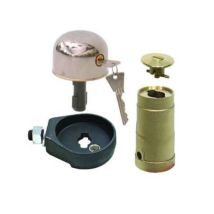 Lucchetto sferoidale di sicurezza Gentili – 10,1 cm x 12,1 cm x 11,7 cm – 2 chiavi in ottone – Calotta in acciaio inox