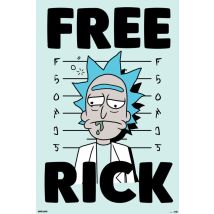 Poster Rick And Morty Free Rick - Grupo Erik