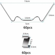120 Pezzi Di Clip Per Vetri Per Serre, Clip Per Vetri Per Serre, Accessori Per Clip Per Serre, Clip Di Fissaggio Per Vetri Per Serre, Accessori Per 