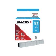 High-quality T50 Staples 12mm (1/2 Inch) - Pack Of 1250 For T50/t50dcd/pro Ht55bl Staplers - Suitable For Various Upholstery And Office Use