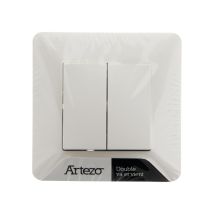 Double Va-et-vient Encastrable 10a – Artezo Blanc