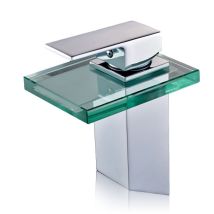 Dp Bath Glbam Rubinetto In Vetro A Cascata Bambú, Argento, 0.00