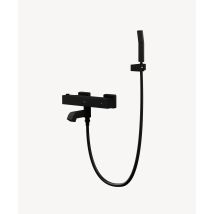 Lookshop - Miscelatore Termostatico Per Vasca Da Bagno A Parete Nero - Sirius