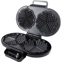 Steba Germany - Steba We 2 Doppel-waffeleisen Kontrollleuchte, Klappbar, Antihaftbeschichtung Schwarz