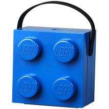 Lego Brick 4 Mit Griff Blaue Lunchbox