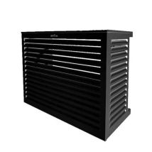 Decoclim - Cache Unité Extérieure En Aluminium Noir Foncé Taille L - 23al9005