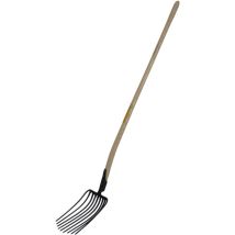 Horquilla forjada 1350 mm – Ideal para jardinería y agricultura – Mango pintado