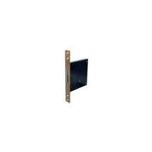 Cerradura de metal para insertar 1301 – Cilindro en cruz – Pestillo de 4 mandos – Frontal en latón satinado – Incluye 3 llaves