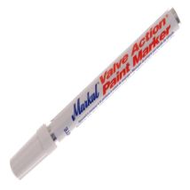 Markal Valve Action Paint Marker Pen - White