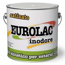 Smalto Sintetico Satinato Satinato Eurolac Laiv Colore Bianco 2,5 Lt.