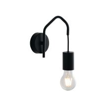 Außergewöhnliche Wandlampe Habitat Schwarz Minimalistische Designerlampe, H:22cm